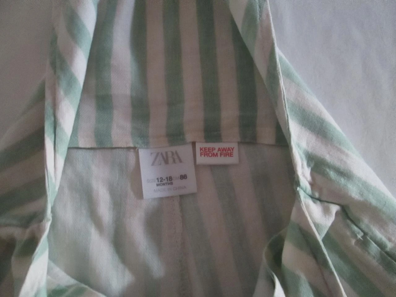Macacão curto listrado Zara – photo 3